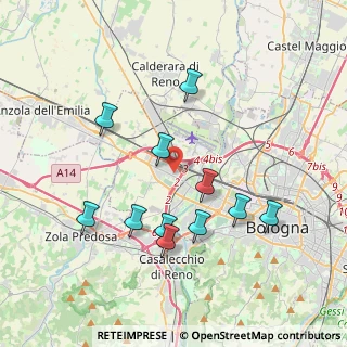 Mappa 40132 Bologna BO, Italia (3.77636)