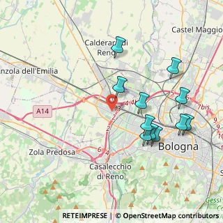 Mappa 40132 Bologna BO, Italia (4.02455)