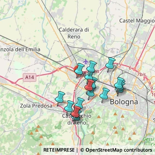 Mappa 40132 Bologna BO, Italia (3.52059)