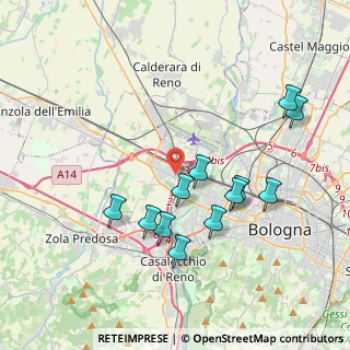 Mappa 40132 Bologna BO, Italia (3.875)