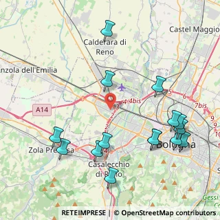 Mappa 40132 Bologna BO, Italia (4.92733)