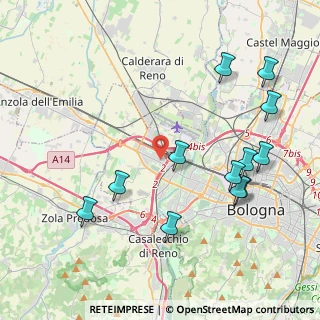 Mappa 40132 Bologna BO, Italia (4.71083)