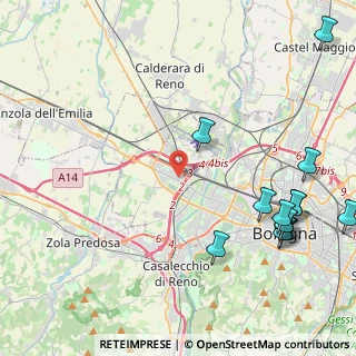 Mappa 40132 Bologna BO, Italia (5.83615)