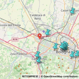Mappa 40132 Bologna BO, Italia (5.83385)