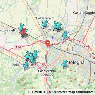 Mappa 40132 Bologna BO, Italia (4.31875)