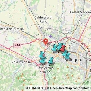 Mappa 40132 Bologna BO, Italia (3.38929)