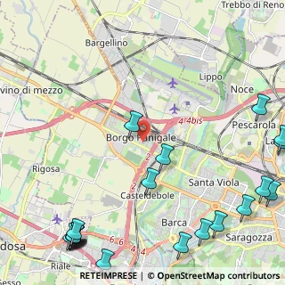 Mappa 40132 Bologna BO, Italia (3.521)