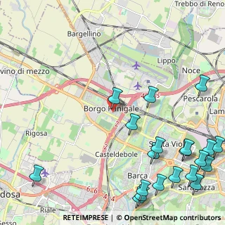 Mappa 40132 Bologna BO, Italia (3.2925)