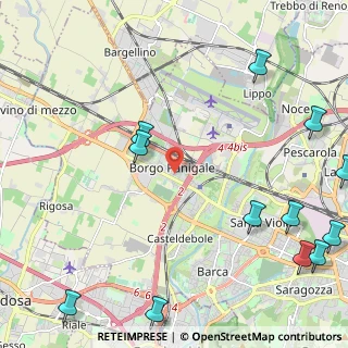 Mappa 40132 Bologna BO, Italia (3.30833)