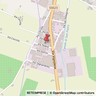 Mappa Via Tevere, 41057 Spilamberto, Modena (Emilia Romagna)