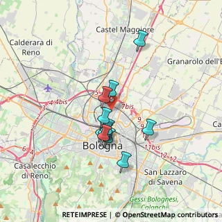 Mappa Via di Saliceto, 40128 Bologna BO, Italia (2.76727)