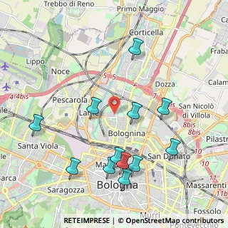 Mappa Via Ezio Cesarini, 40129 Bologna BO, Italia (2.26833)