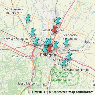 Mappa Via Ezio Cesarini, 40129 Bologna BO, Italia (5.42615)