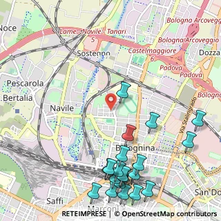 Mappa Via Ezio Cesarini, 40129 Bologna BO, Italia (1.4685)
