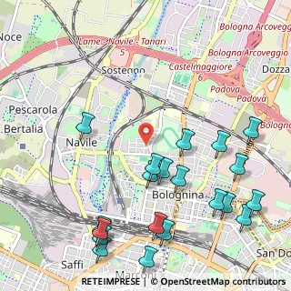 Mappa Via Ezio Cesarini, 40129 Bologna BO, Italia (1.3585)