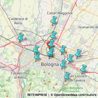 Mappa Via Ezio Cesarini, 40129 Bologna BO, Italia (3.64143)