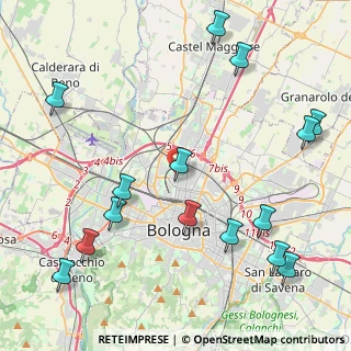 Mappa Via Ezio Cesarini, 40129 Bologna BO, Italia (5.504)