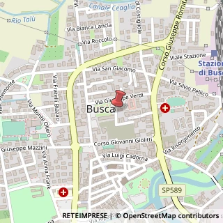 Mappa Via giuseppe verdi 17, 12022 Busca, Cuneo (Piemonte)