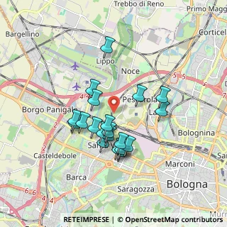 Mappa Via Agucchi, 40131 Bologna BO, Italia (1.5065)