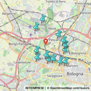 Mappa Via Agucchi, 40131 Bologna BO, Italia (1.80692)