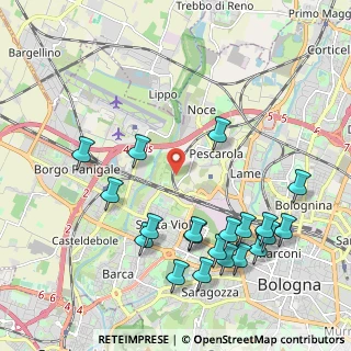 Mappa Via Agucchi, 40131 Bologna BO, Italia (2.408)