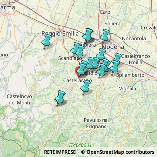 Mappa Via G. Fontana, 42014 Castellarano RE, Italia (11.353)