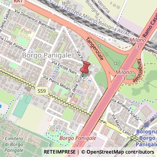 Mappa Via Ercole Nani,  4, 40132 Bologna, Bologna (Emilia Romagna)