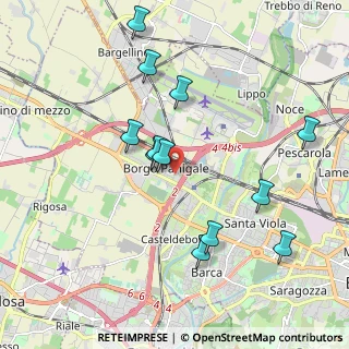Mappa Via Ercole Nani, 40132 Bologna BO, Italia (1.99333)