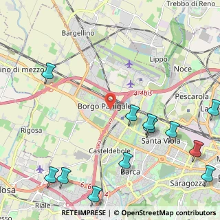 Mappa Via Ercole Nani, 40132 Bologna BO, Italia (3.0825)