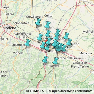 Mappa Via Ercole Nani, 40132 Bologna BO, Italia (9.95)
