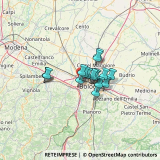 Mappa Via Ercole Nani, 40132 Bologna BO, Italia (8.36882)