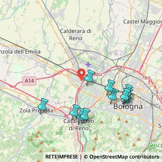 Mappa Via Ercole Nani, 40132 Bologna BO, Italia (4.41545)