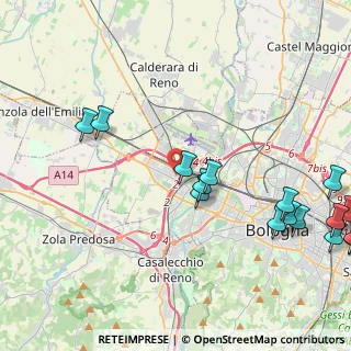 Mappa Via Ercole Nani, 40132 Bologna BO, Italia (5.74813)