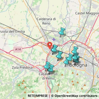 Mappa Via Ercole Nani, 40132 Bologna BO, Italia (3.69467)