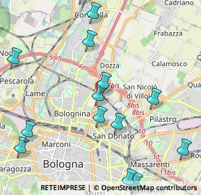 Mappa Via Stalingrado, 40128 Bologna BO, Italia (2.62571)