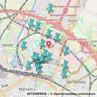 Mappa Via Giorgio Vasari, 40128 Bologna BO, Italia (0.9455)