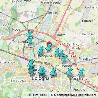 Mappa Via Giorgio Vasari, 40128 Bologna BO, Italia (2.2265)