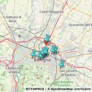 Mappa Via Giorgio Vasari, 40128 Bologna BO, Italia (2.55182)