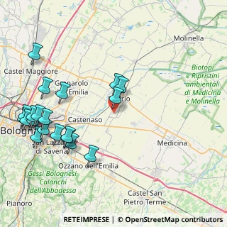 Mappa Via Luigi Menarini, 40054 Budrio BO, Italia (10.2885)