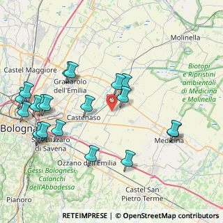 Mappa Via Luigi Menarini, 40054 Budrio BO, Italia (9.662)