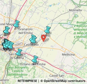 Mappa Via Luigi Menarini, 40054 Budrio BO, Italia (12.182)