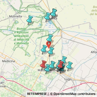 Mappa Via Guglielma, 48017 Conselice RA, Italia (8.2845)