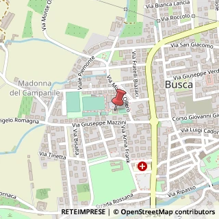 Mappa Via Monte Ollero, 5, 12022 Busca, Cuneo (Piemonte)