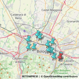 Mappa Via Yuri Gagarin, 40131 Bologna BO, Italia (3.71923)