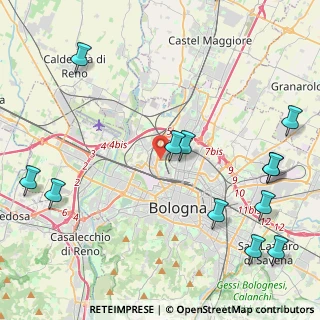 Mappa Via Yuri Gagarin, 40131 Bologna BO, Italia (5.98538)
