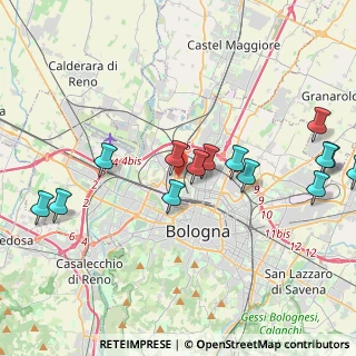 Mappa Via Yuri Gagarin, 40131 Bologna BO, Italia (4.55214)