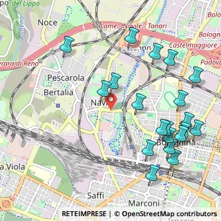 Mappa Via Yuri Gagarin, 40131 Bologna BO, Italia (1.262)
