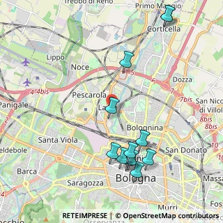 Mappa Via Yuri Gagarin, 40131 Bologna BO, Italia (2.3825)
