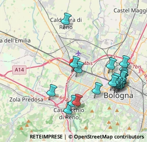 Mappa Via Ettore Ascoli, 40132 Bologna BO, Italia (4.3395)