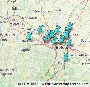 Mappa Via Giacomo Brodolini, 40053 Valsamoggia BO, Italia (10.55429)